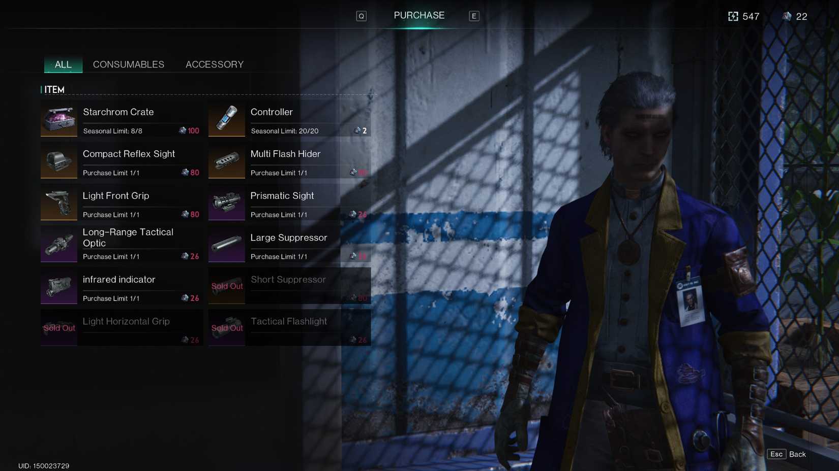 Severin VII, the Morphic Store vendor in Once Human