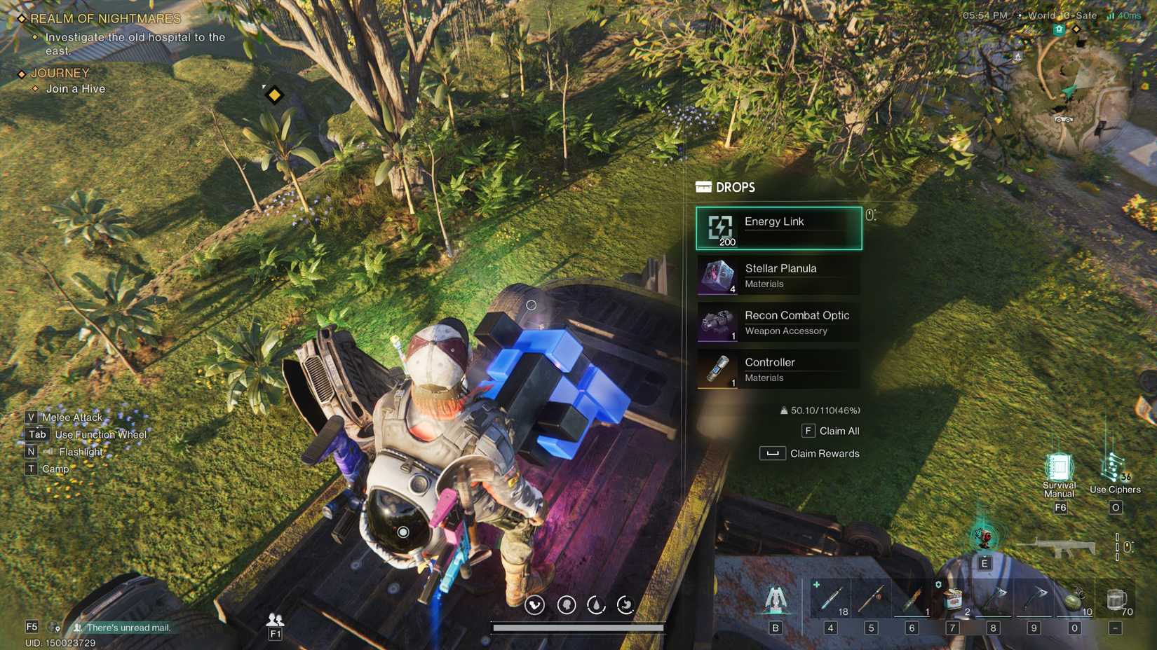 Receiving the Recon Combat Optic in Once Human