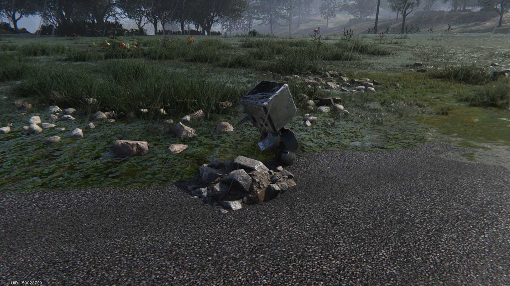 A Digby Boy digging ores in Once Human