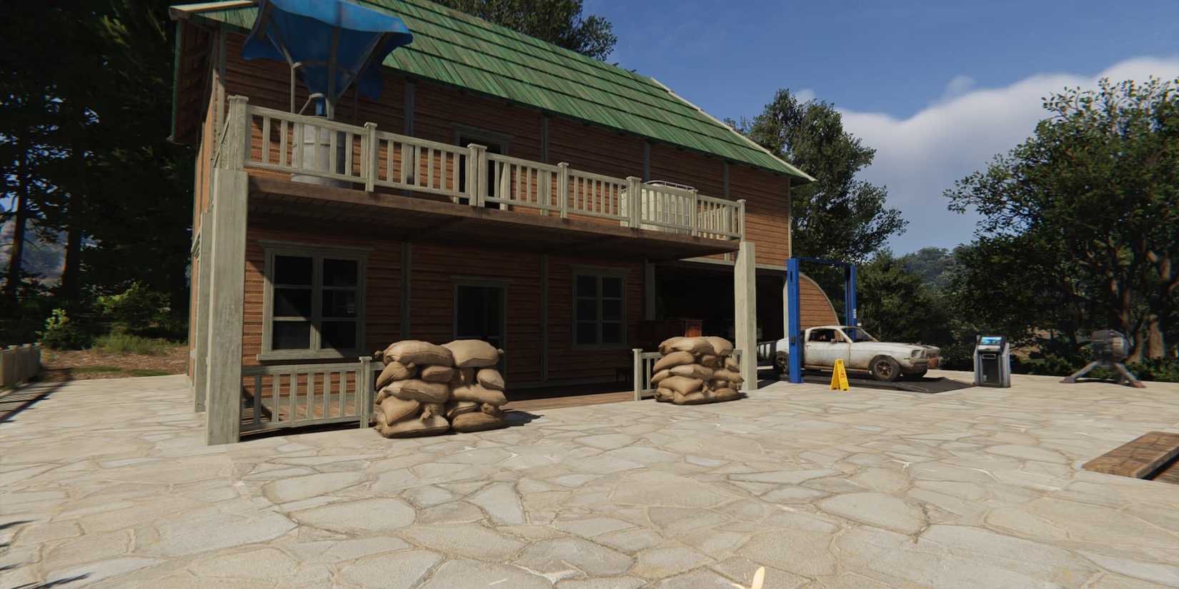 House with Sintered Brick foundations in Once Human