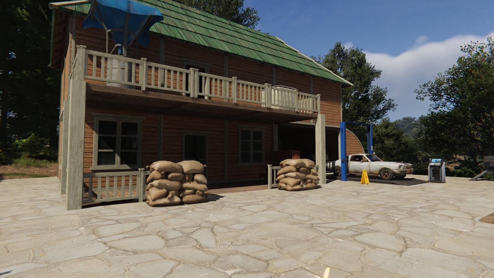 House with Sintered Brick foundations in Once Human