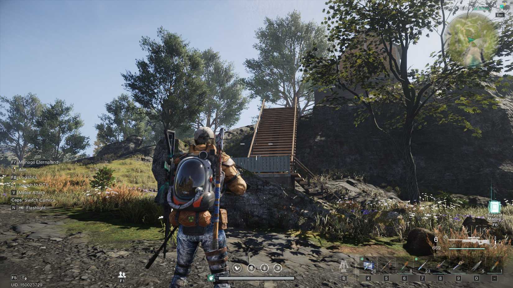 Starting point in the Eternaland for Once Human