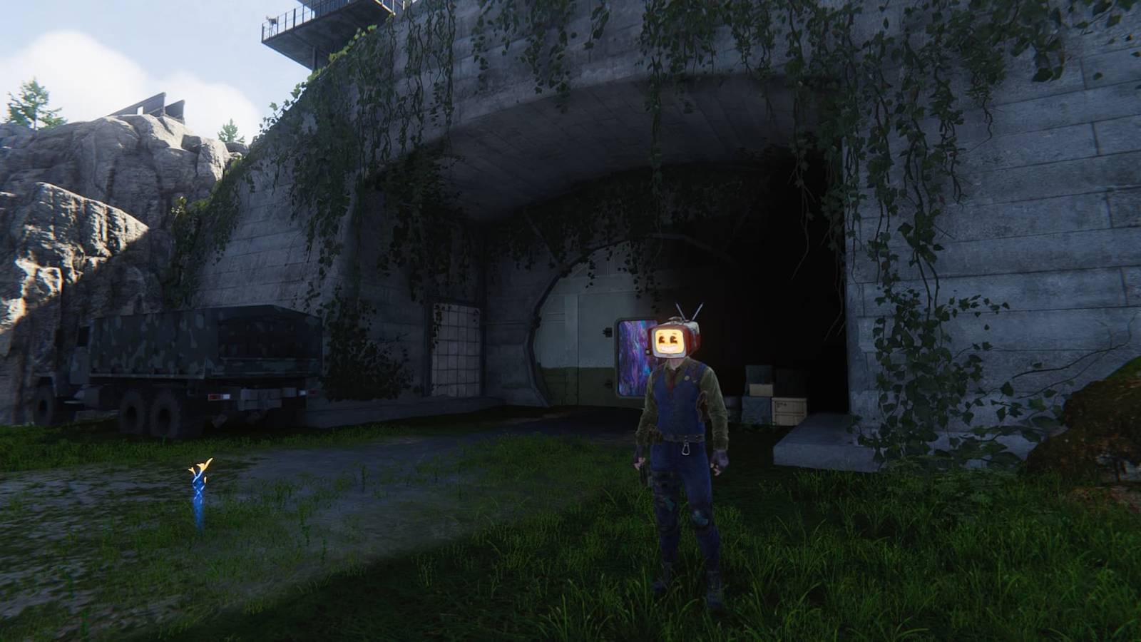 The entrance to Securement Silo Alpha in Once Human