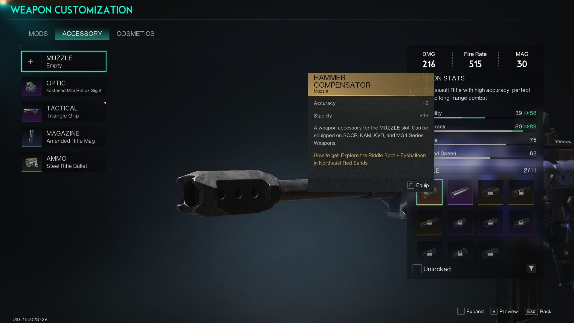 Once Human: How To Get The Hammer Compensator