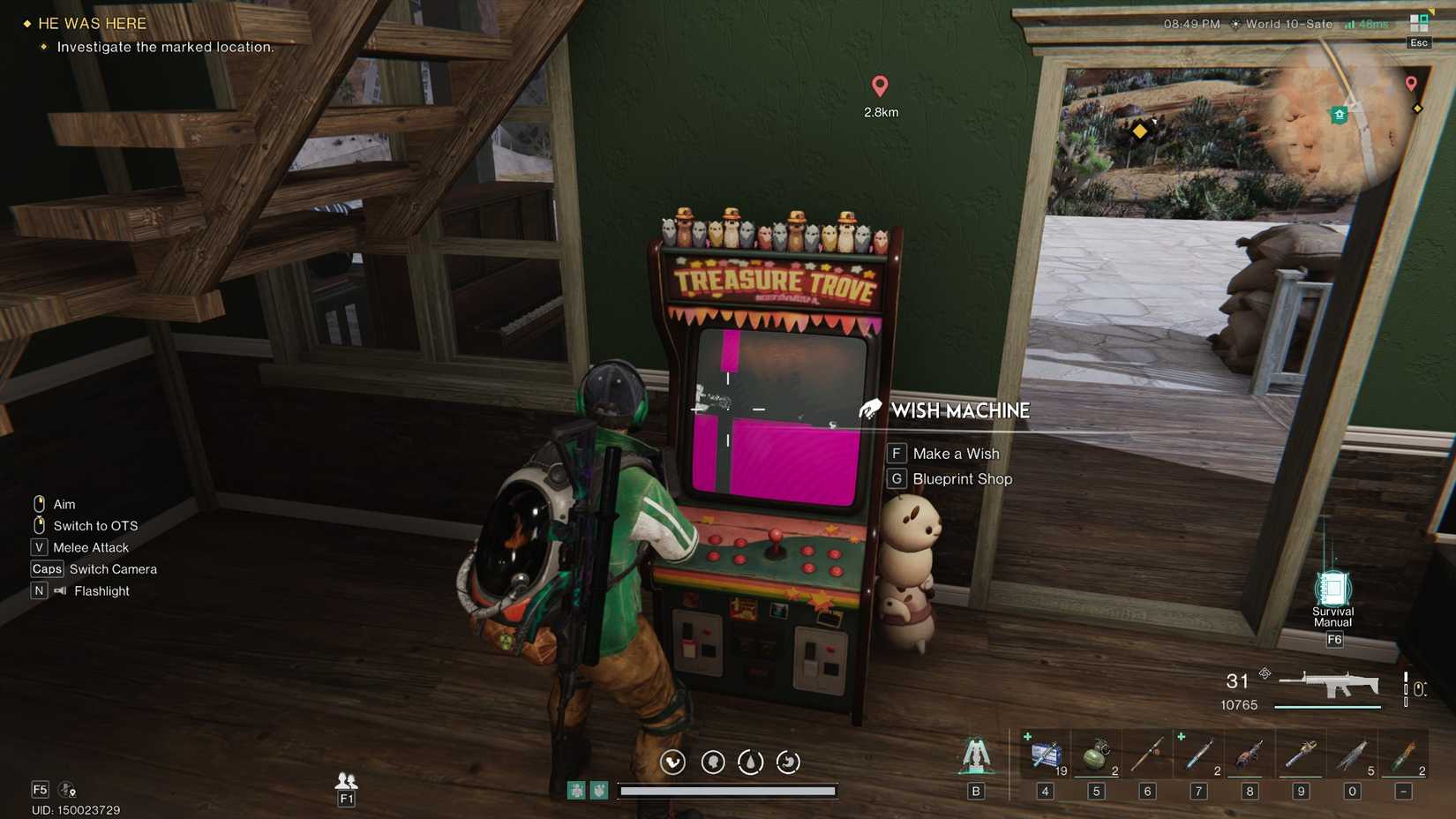 An in-base Wish Machine in Once Human