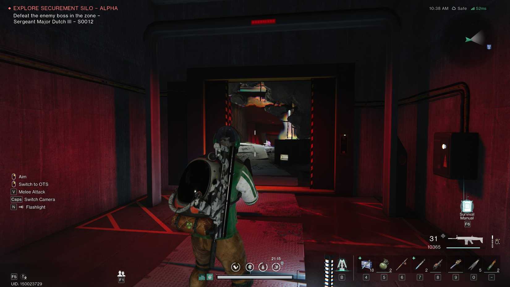 Portal to the Seepage Zone in Once Human Securement Silo Alpha