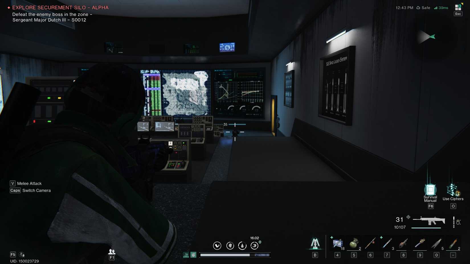 Boss arena of Securement Silo Alpha in Once Human