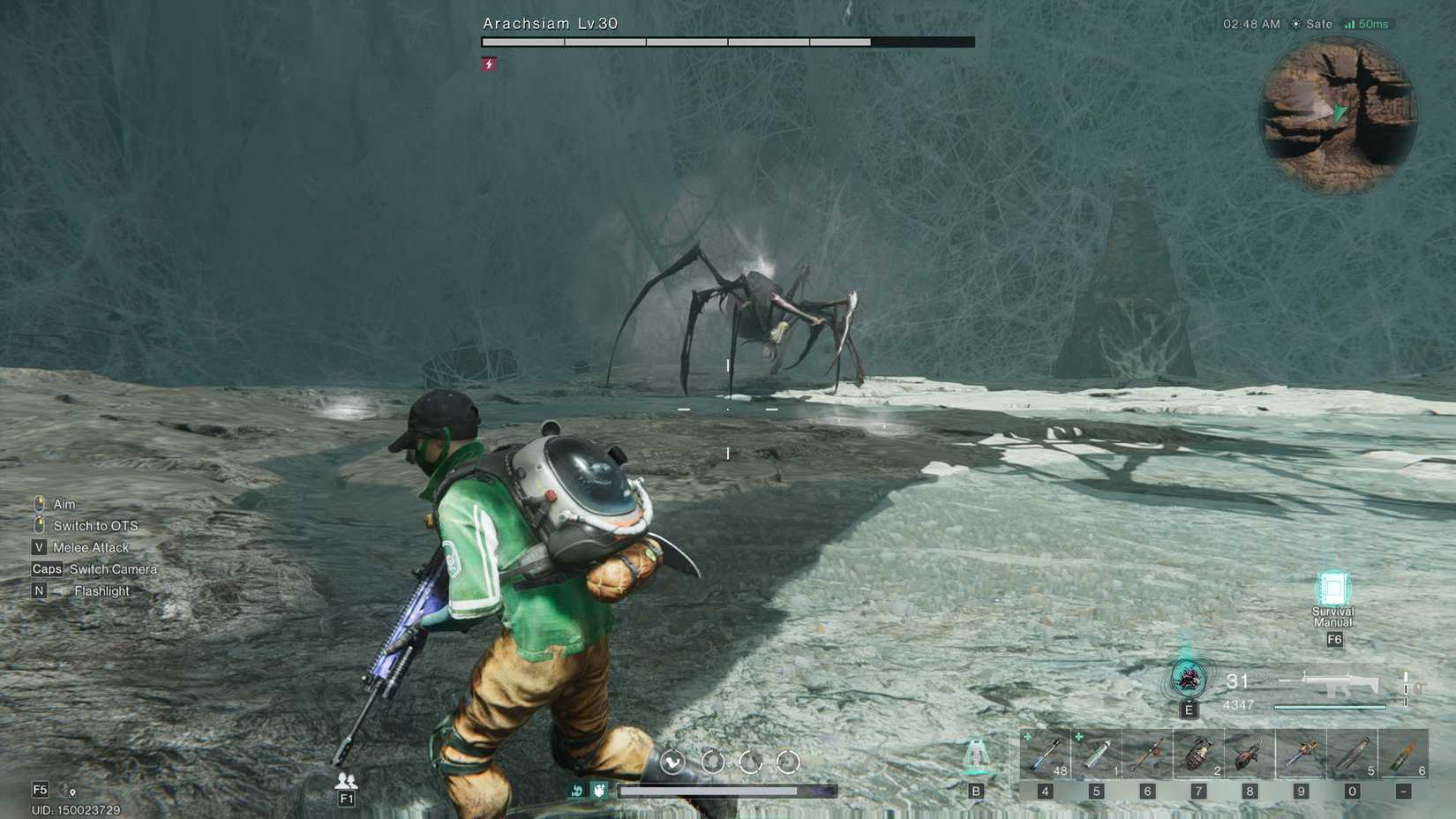 Fighting Arachsiam in Once Human