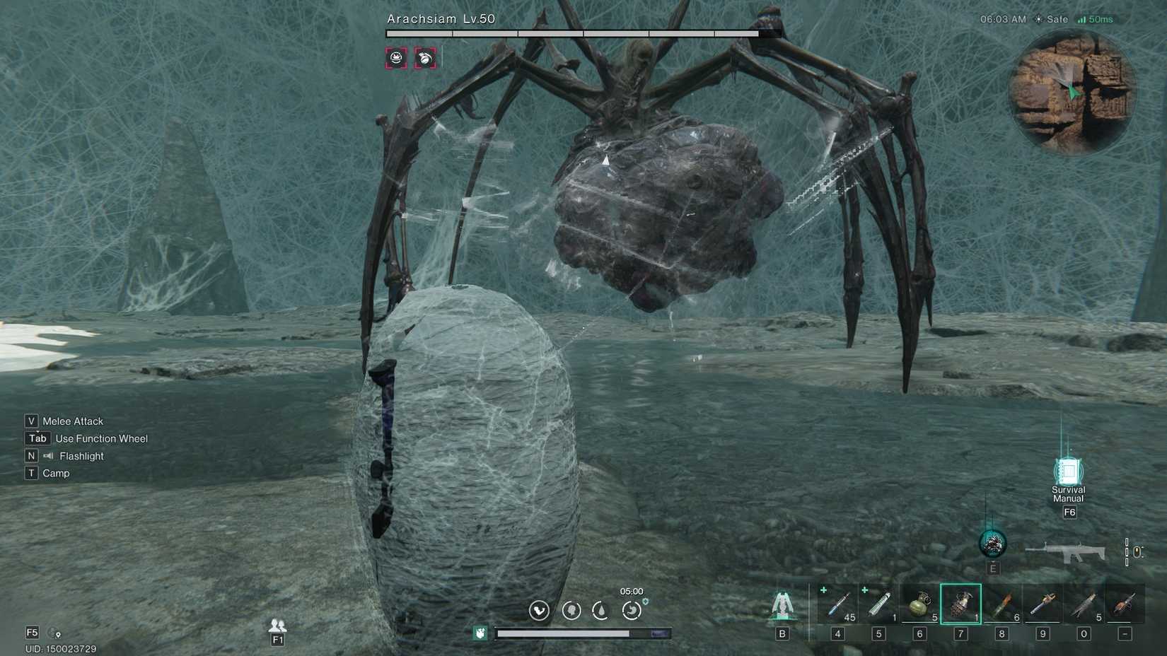 Arachsiam's web attack in Once Human