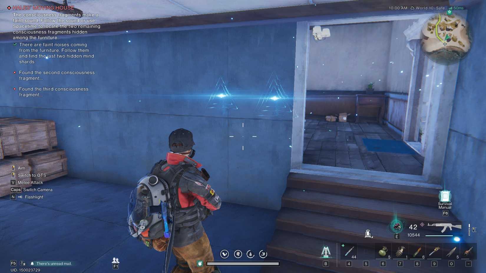 Firefly signatures in the moving house in Once Human