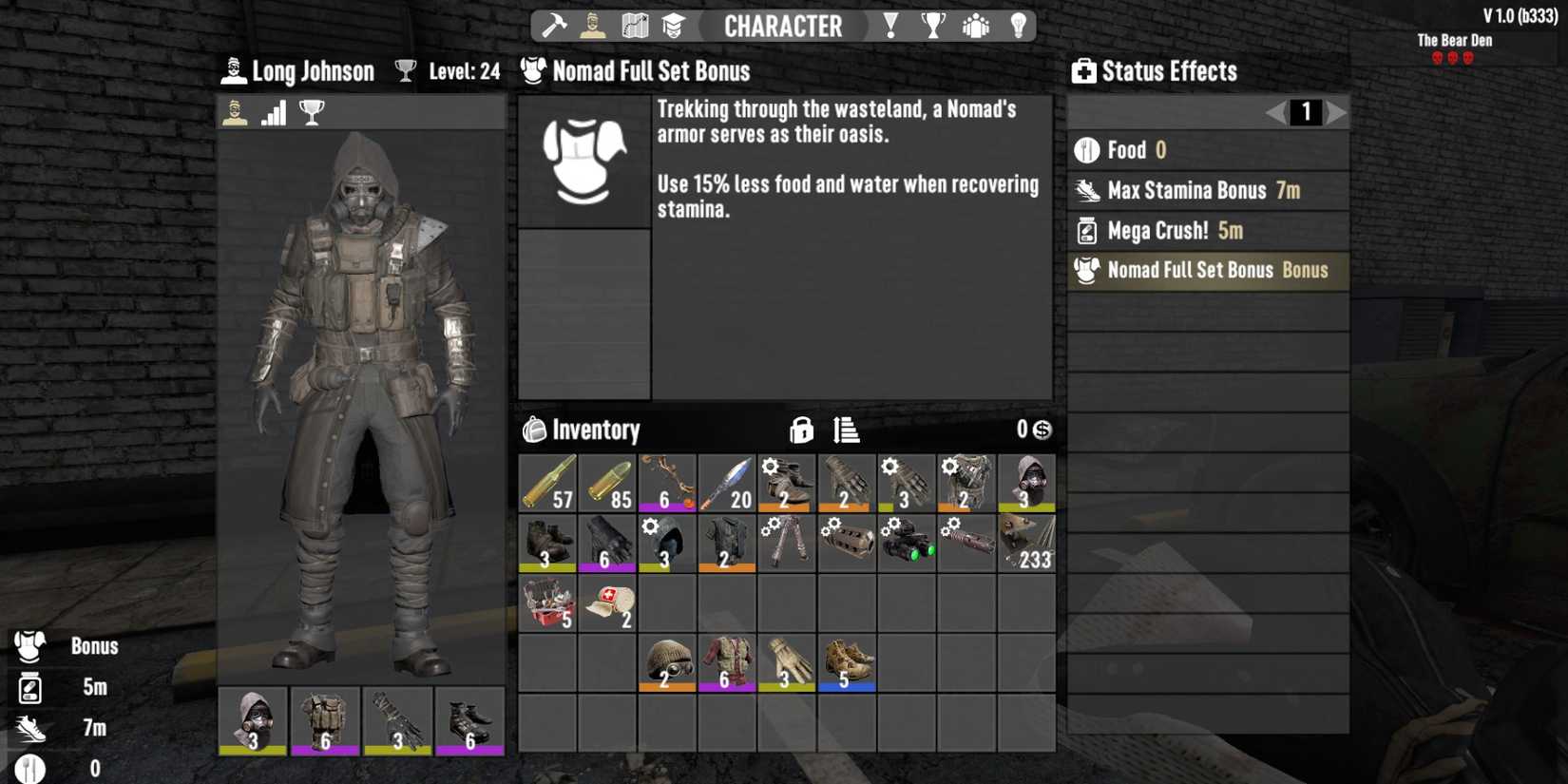 Nomad Set 7 Days to Die