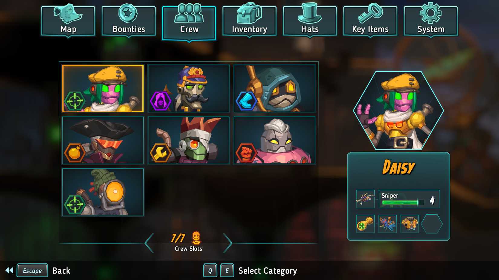 Steamworld Heist 2 Crew