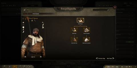 The Upgrade Tree For A Mercenary 