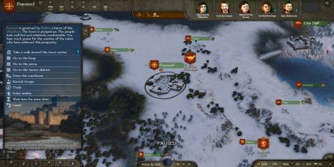 The Menu Of A Major Town 