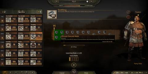 The Efficient Charcoal Maker Skill In The Skill Tree