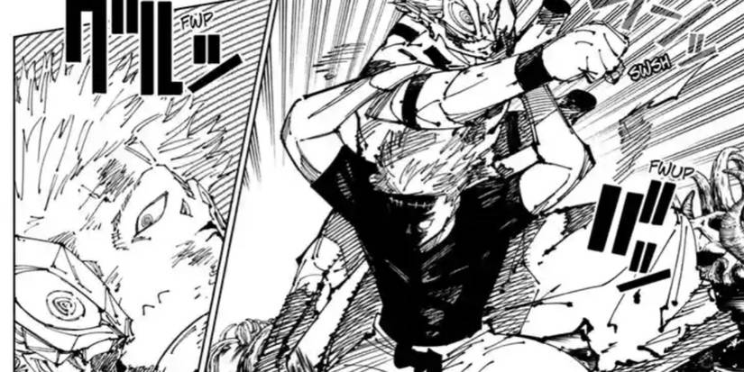 yuta vs Sukuna jujutsu Kaisen JJK 262