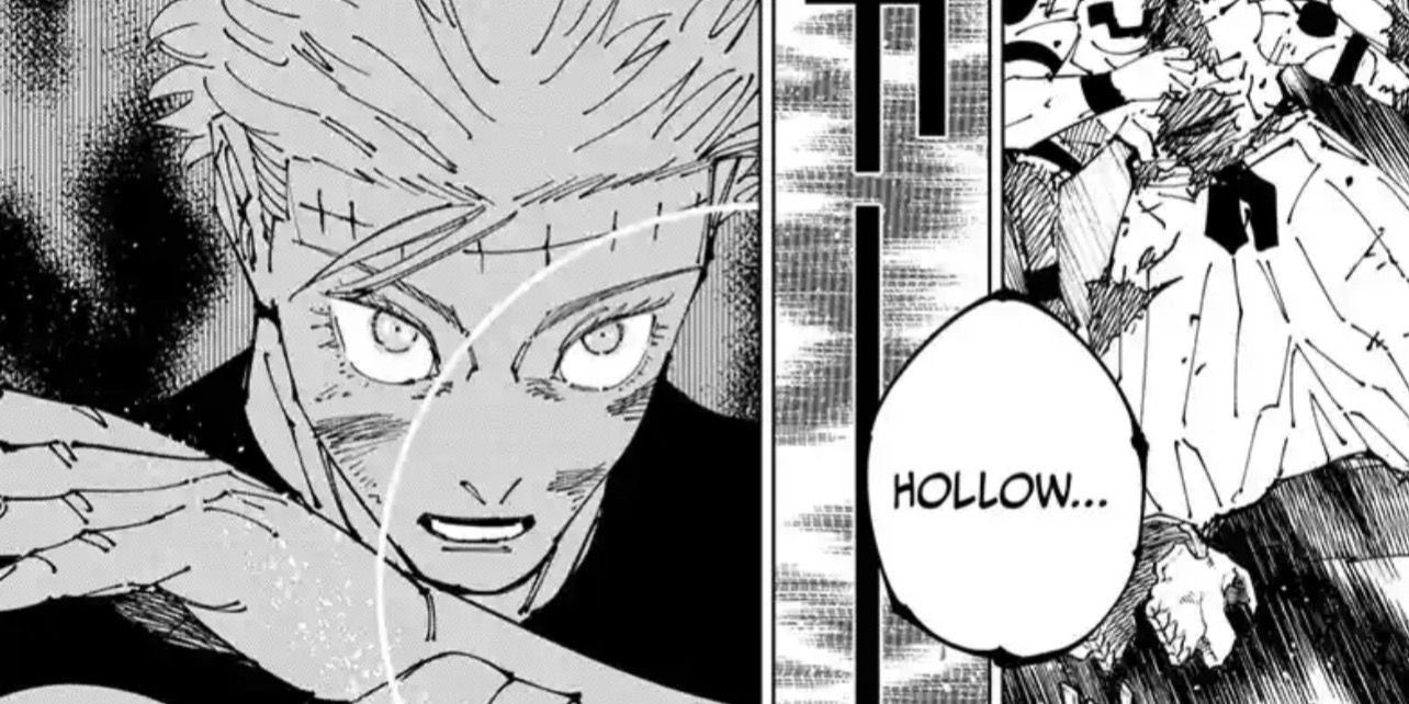 Hollow purple Yuta vs Sukuna jujutsu Kaisen JJK 263