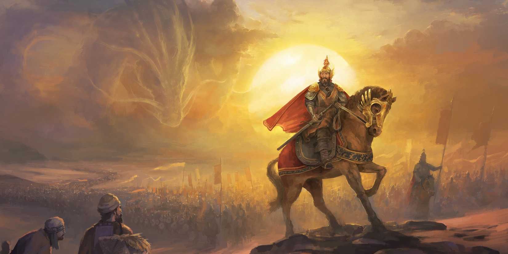 A warrior in Crusader Kings 3