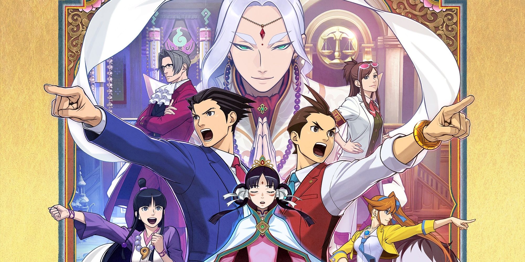 Ace Attorney Games Ranked- AA Spirit of Justice characters pointing