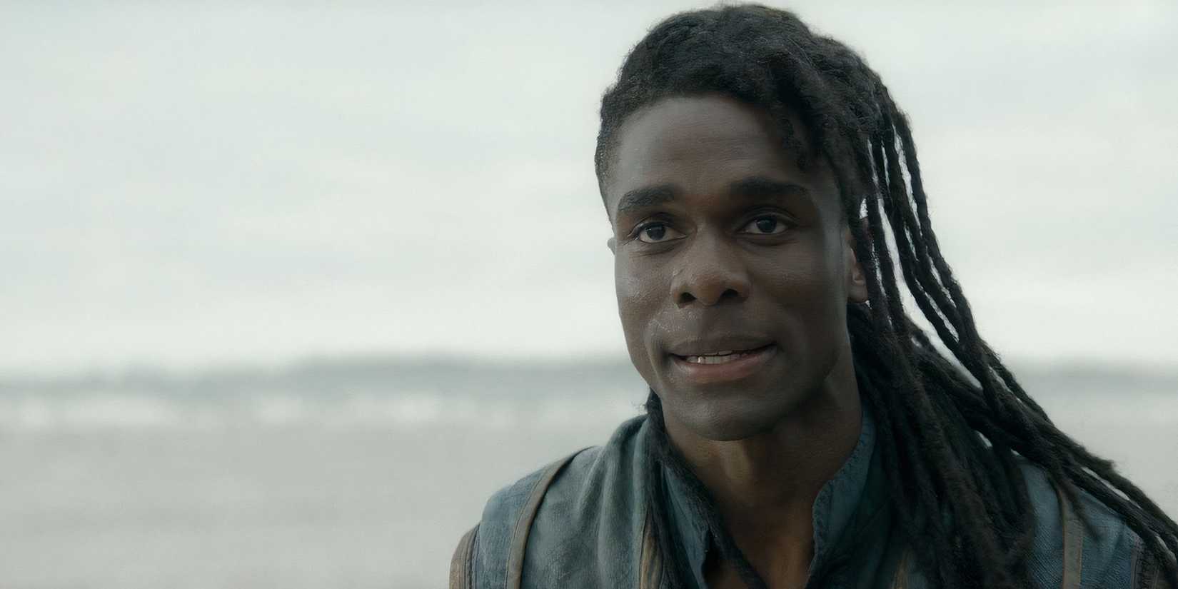 Addam speaking with Rhaenyra Targaryen in House of the Dragon