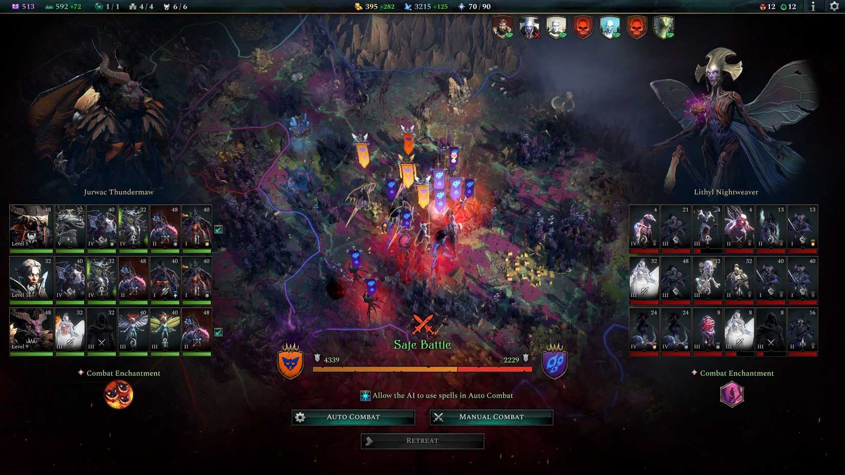 Age of Wonders 4 Massive Fight