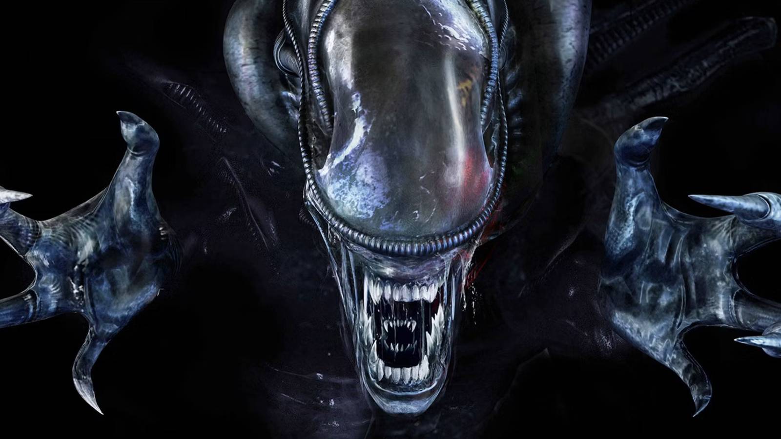 A promotional image of the Xenomorph from the Aliens movies.