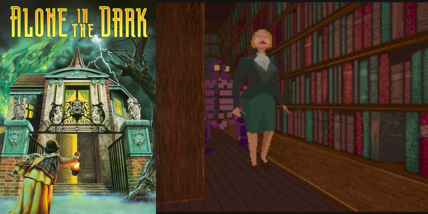 Alone in the Dark classic game cover screenshot gameplay