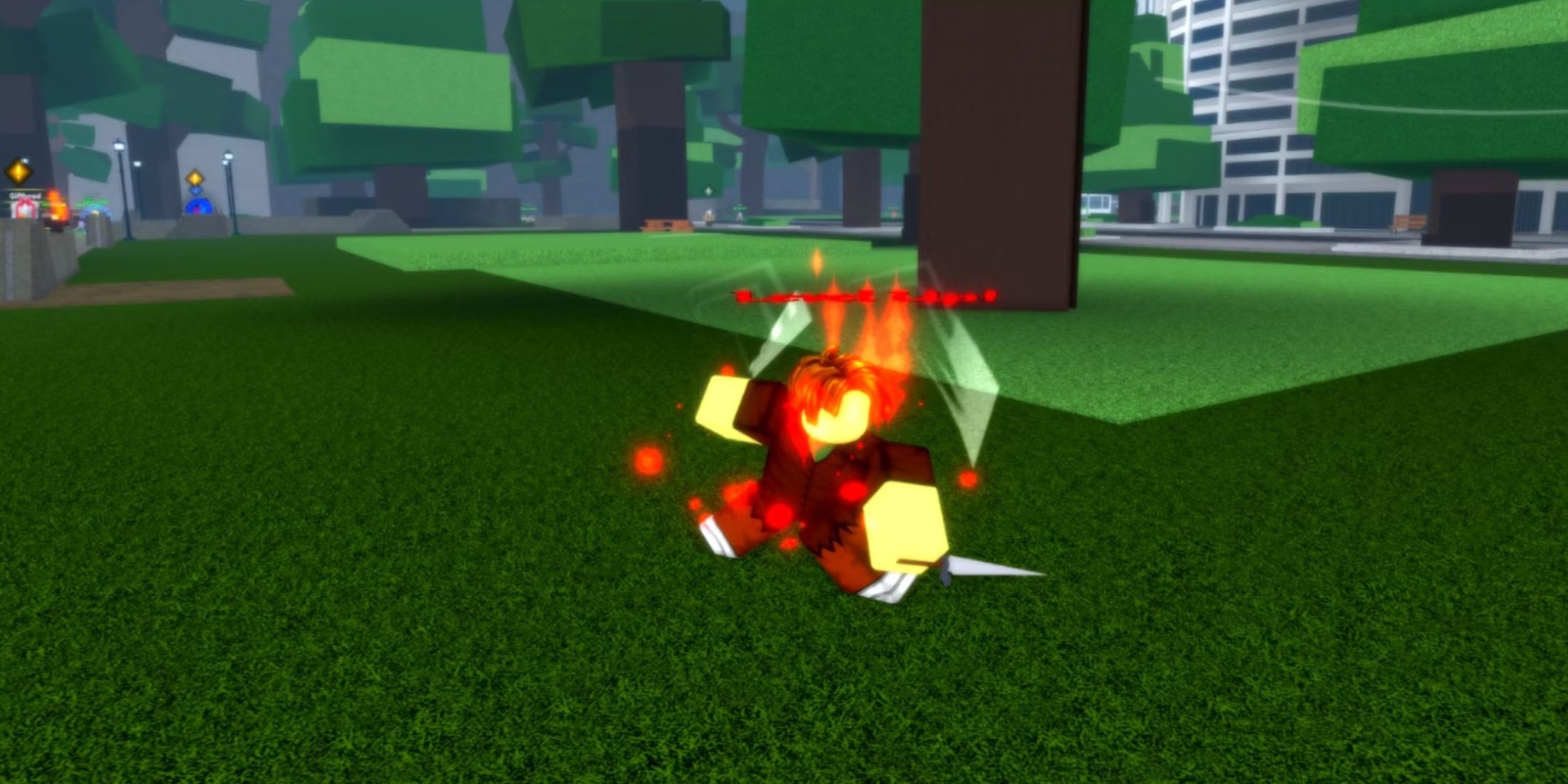 An RE_ XL character using a fire ability