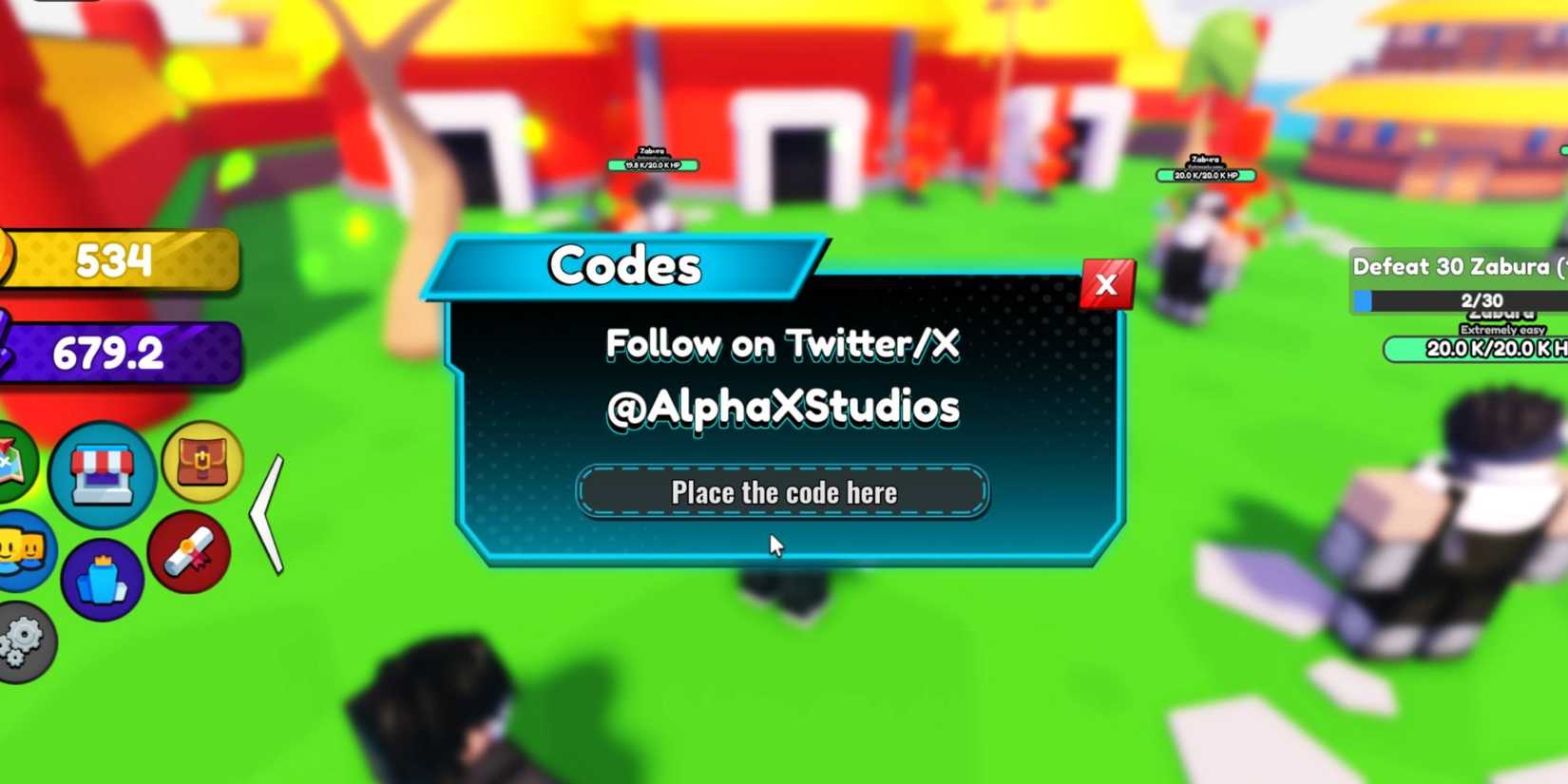 Anime Destiny Simulator the codes tab