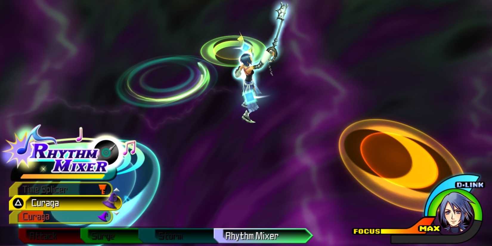 Aqua using the Rhythm Mixer Command Style.