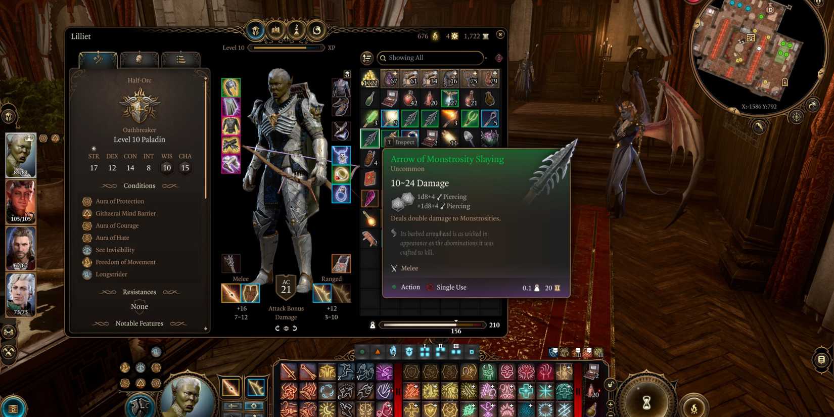 image of the Arrow of Monstrosity Slaying item in Baldur's Gate 3