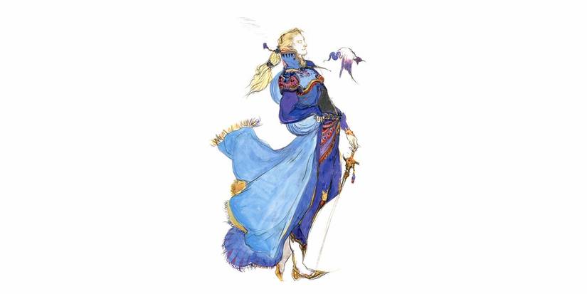 artwork of edgar final fantasy 6