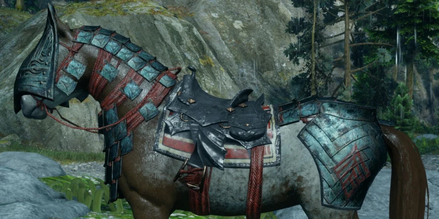 An image of the Asaarash mount from Dragon Age Inquisition