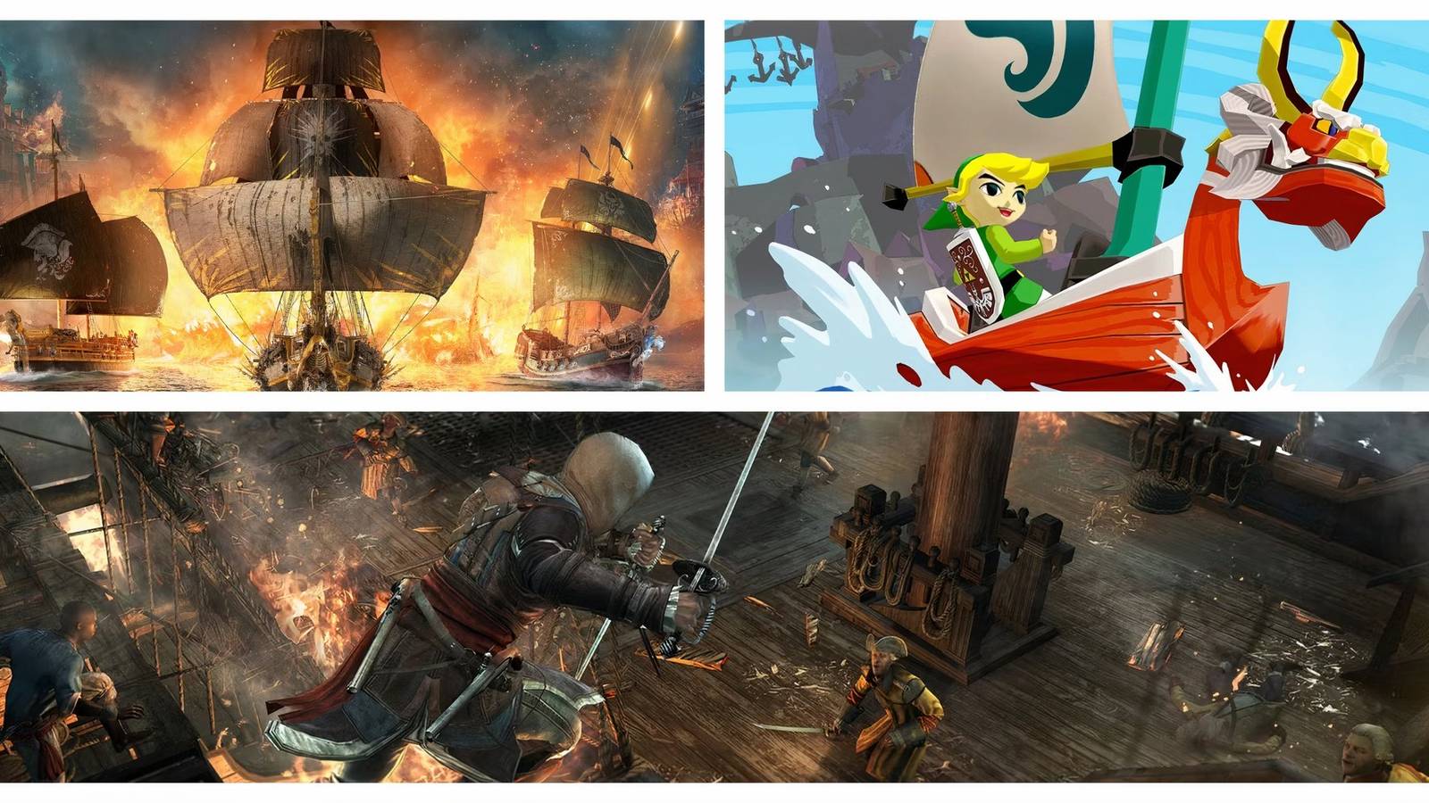 ASC Black Flag, Wind Waker and Skull and Bones as the best open world sailing games feature image