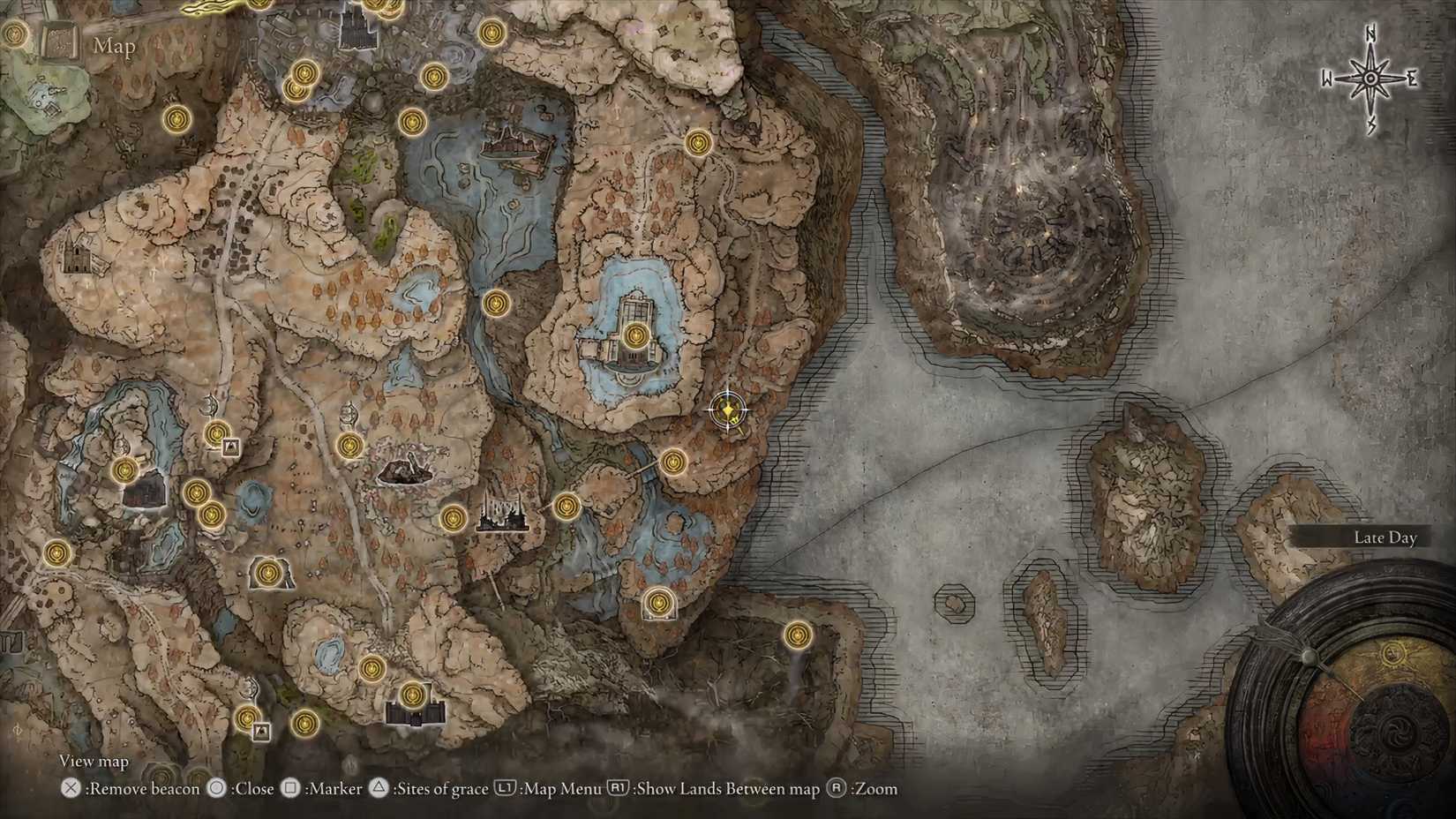 Ash of War Raging Beast Map Location in Shadow of the Erdtree