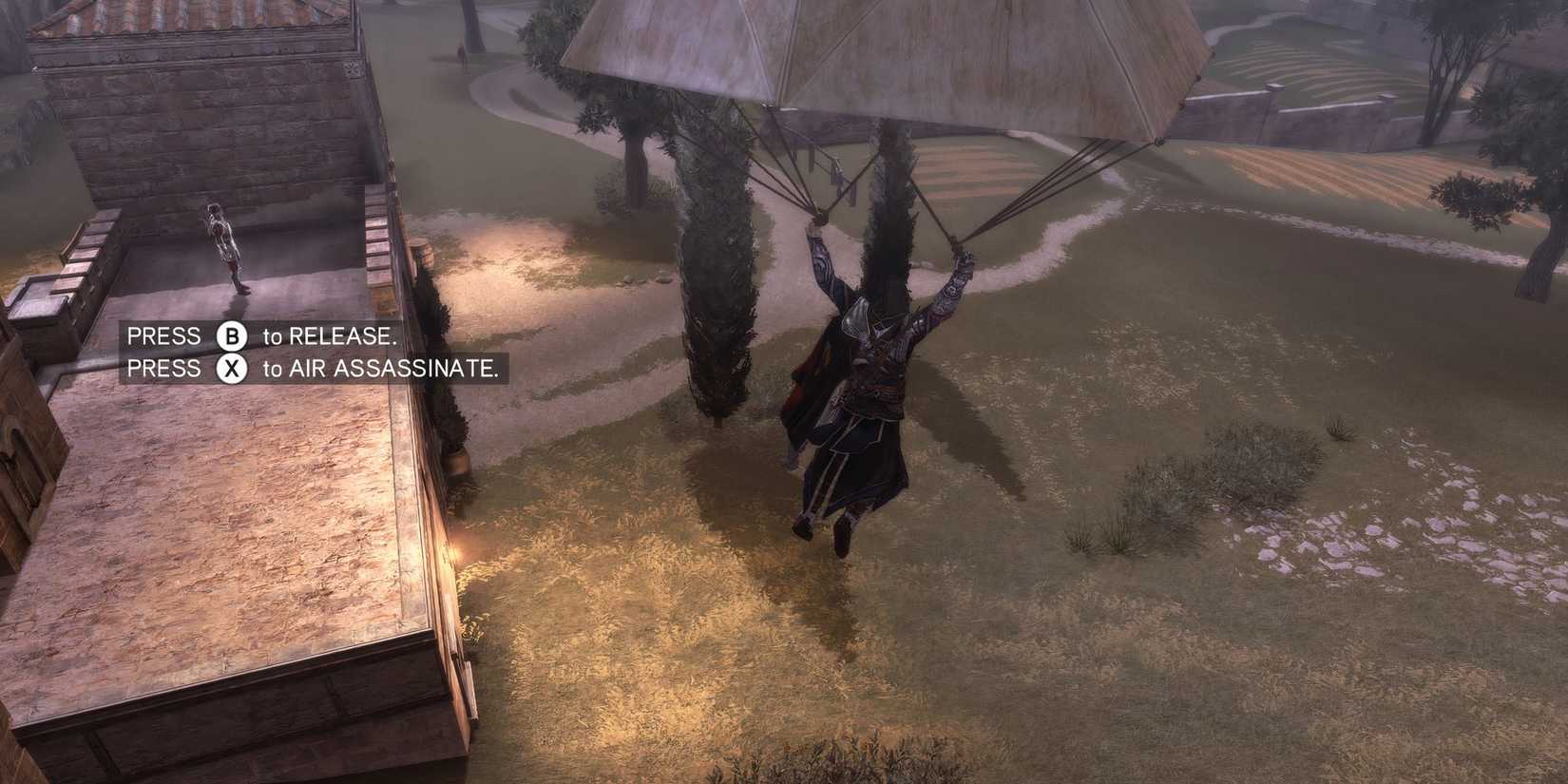assassin's creed brotherhood parachute