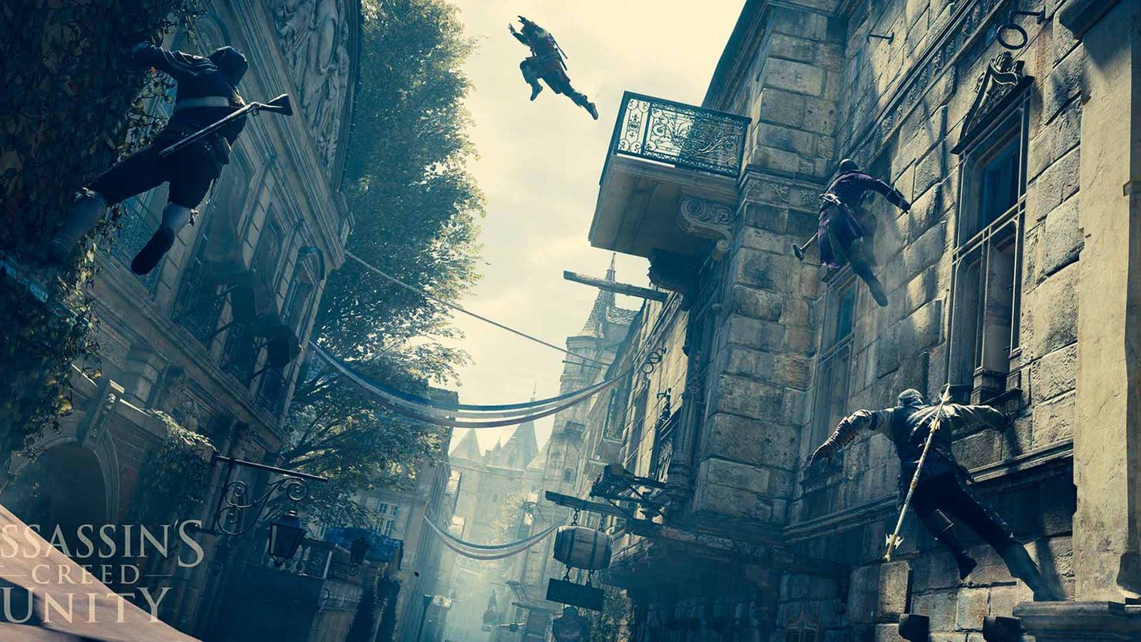 assassins creed unity parkour