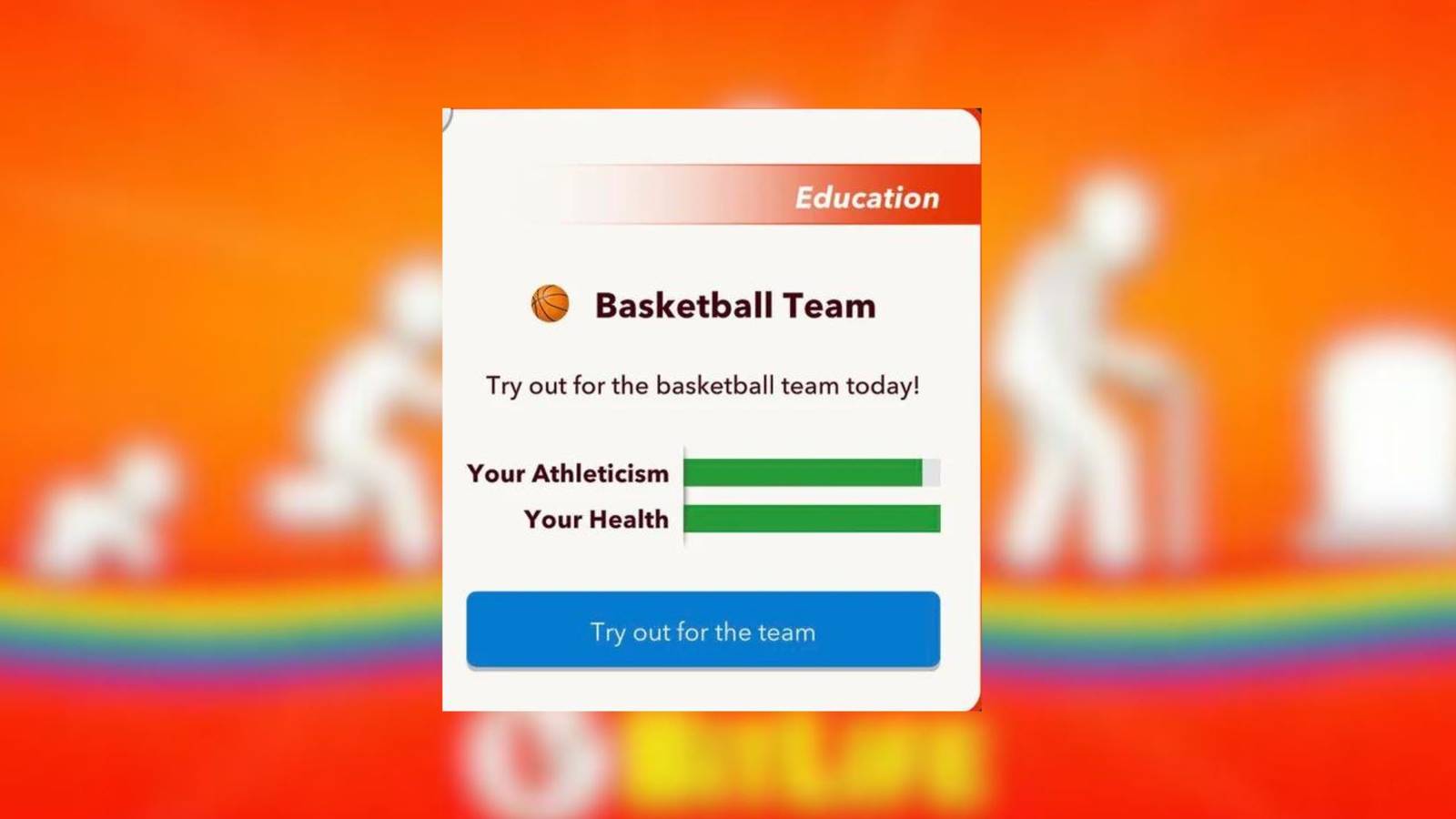 athleticism bitlife