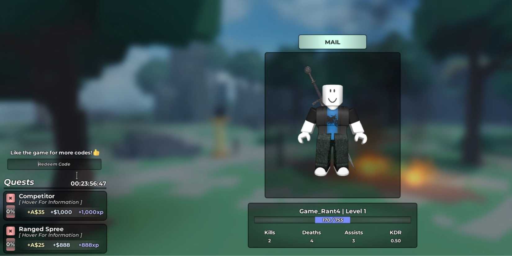 Balthazar the codes tab