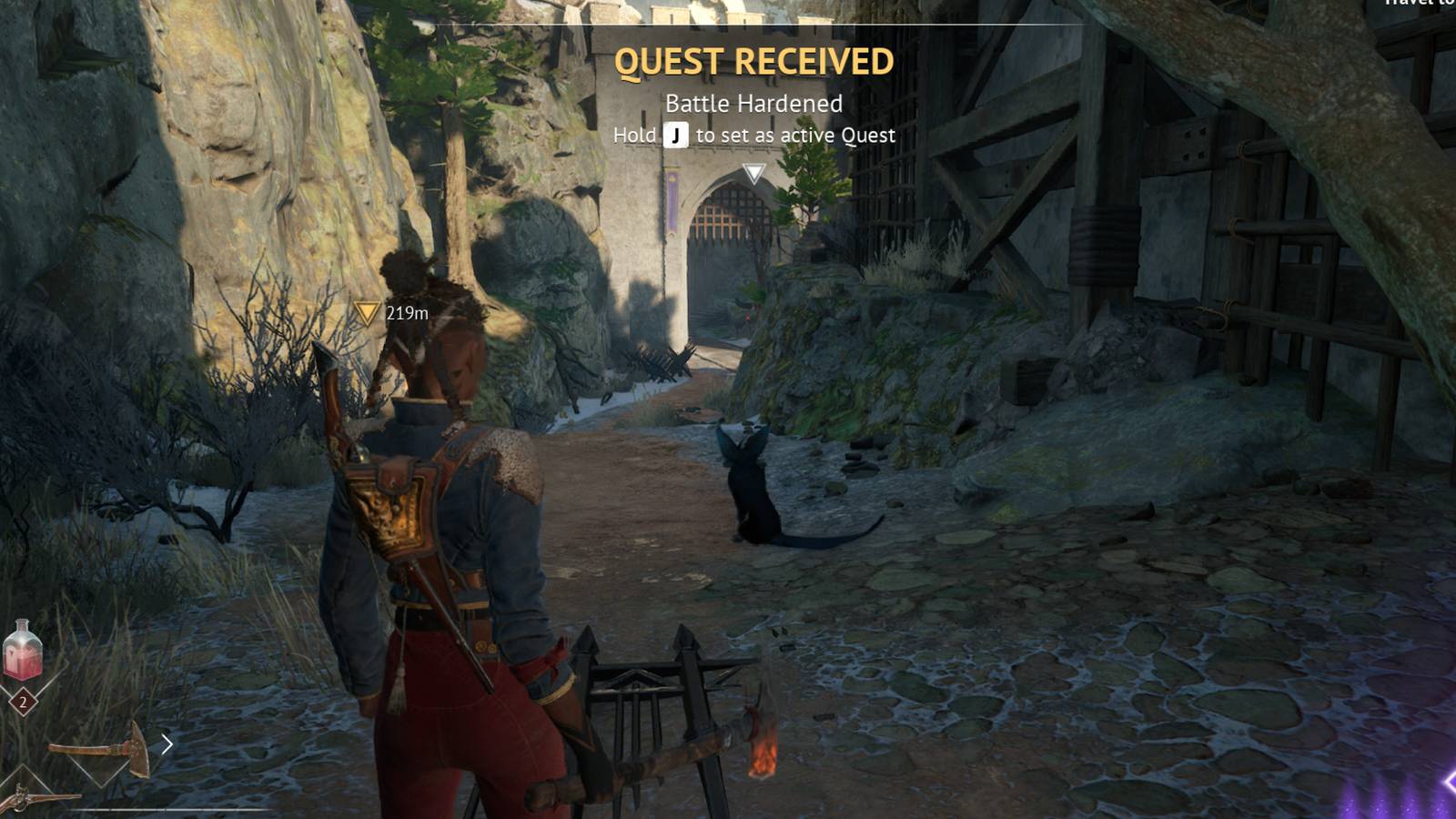 battle hardened quest