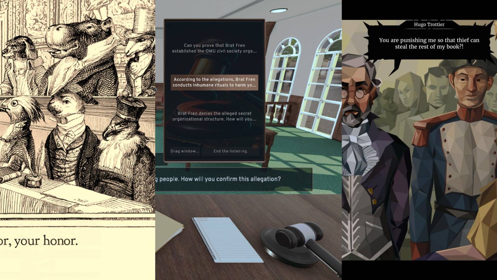 best games where you play as a judge