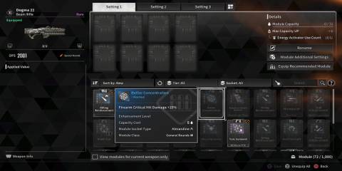 Better Concentration Module in The First Descendant