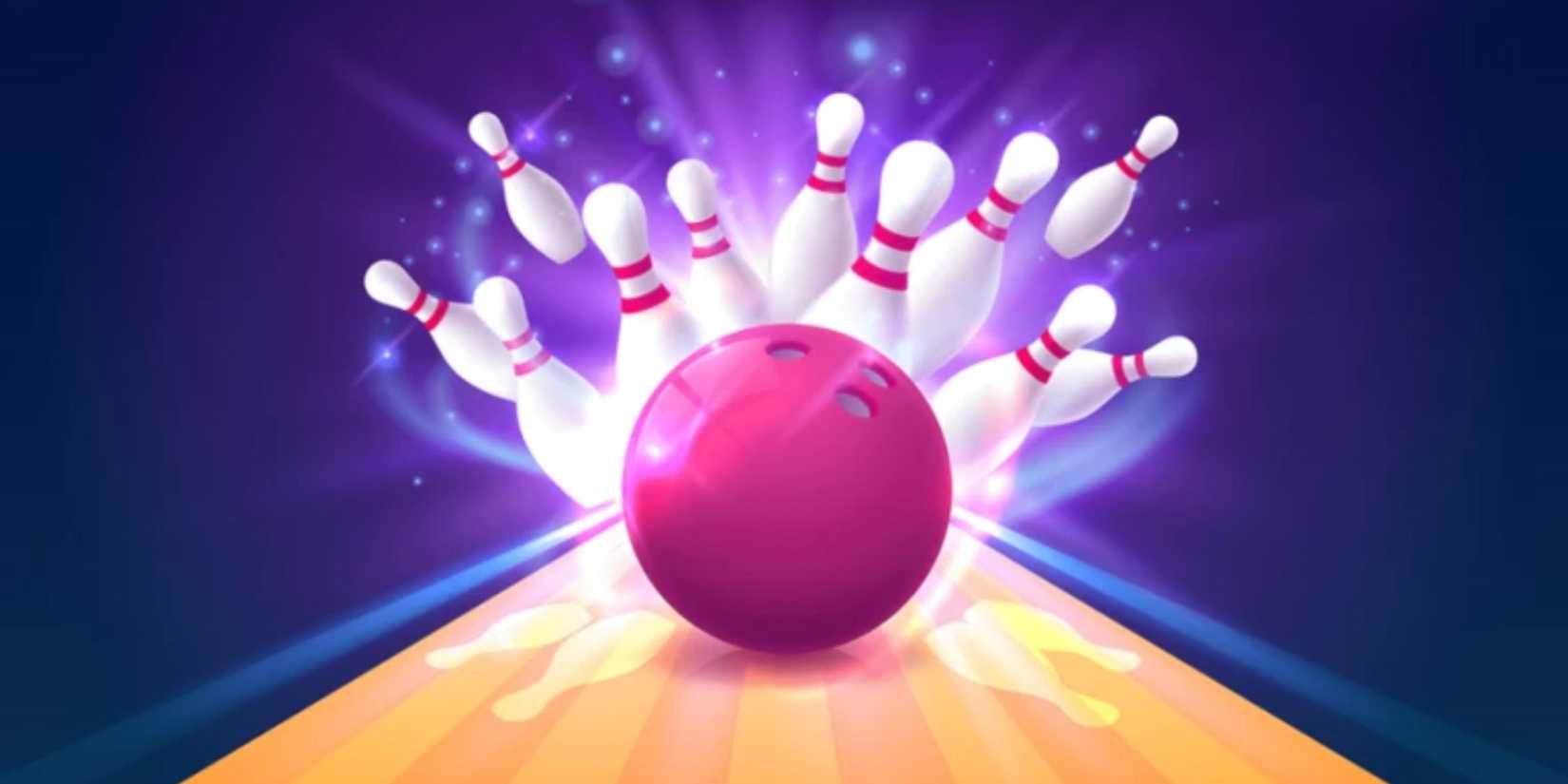 Bowling in Bowling Simulator