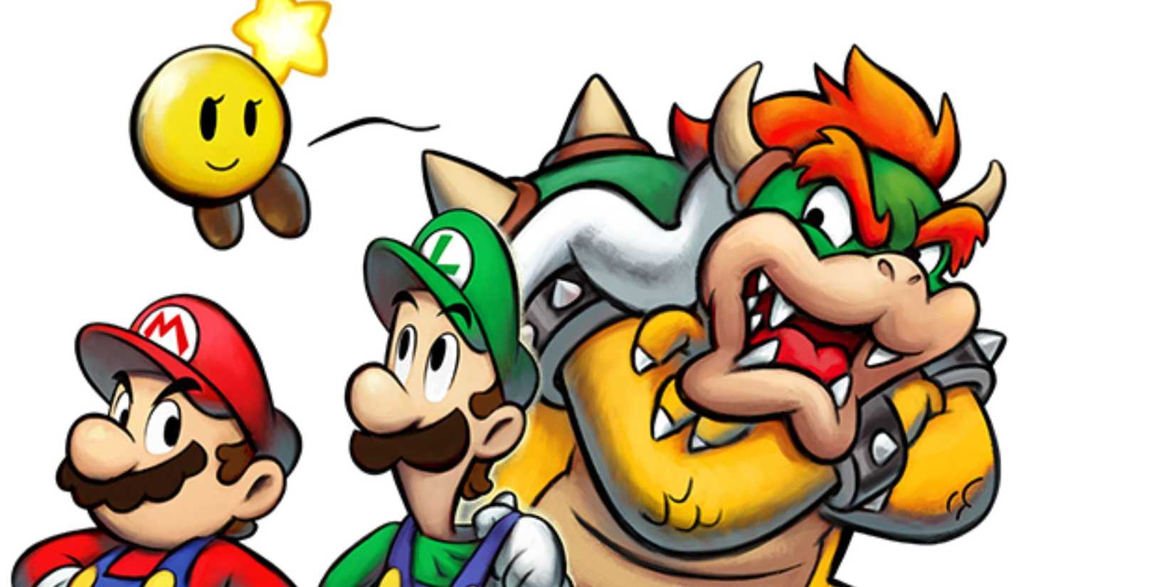 Bowser, alongside Mario, Luigi & Starlow.