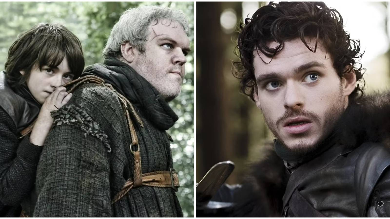 Bran, Hodor, and Robb in Game of Thrones