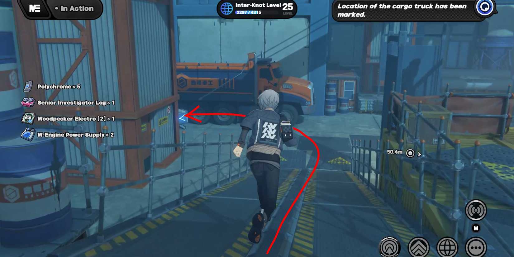 brant street construction site missing mini cargo truck location 2 in zenless zone zero