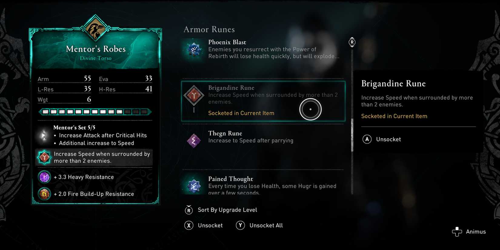 Assassin's Creed Valhalla Brigandine Armor Rune