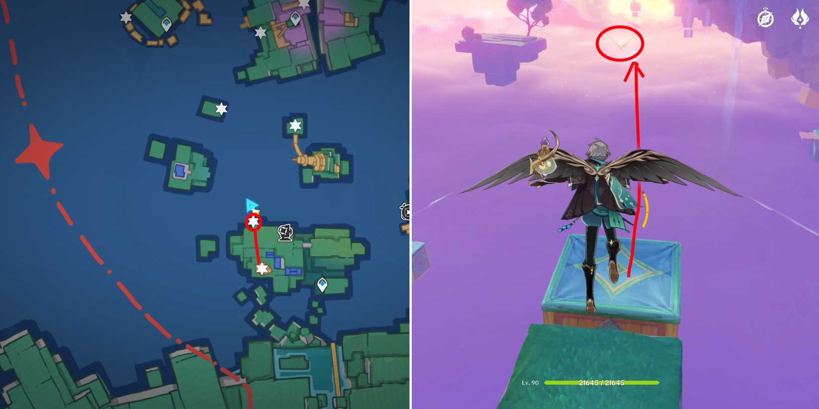 broken sea treasure map location 2 in genshin impact