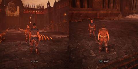 Chained Together Local Co-Op split screen