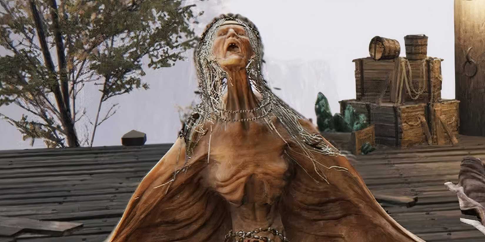 Chanting Winged Dame in Elden Ring